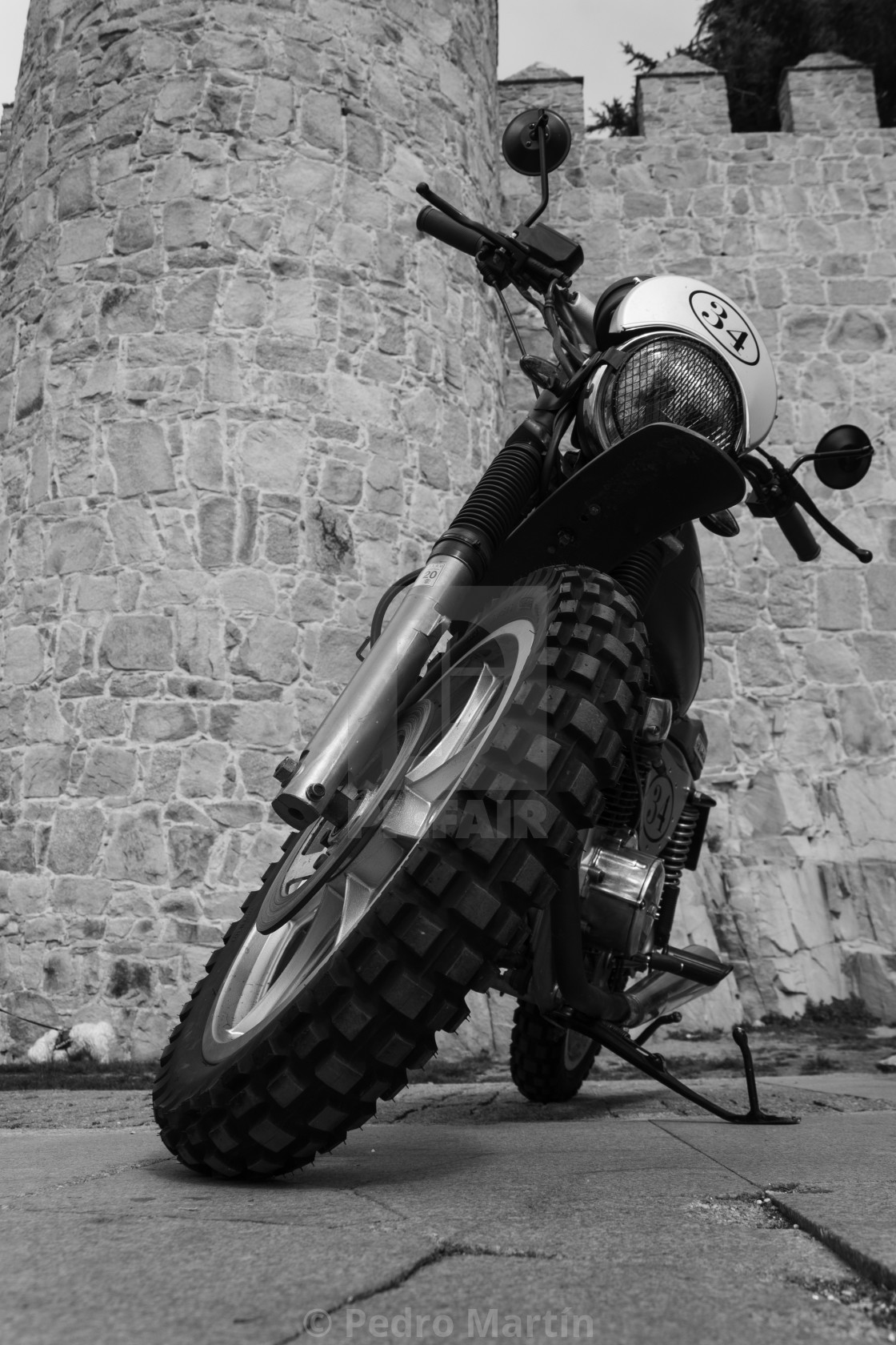 "Classic motorcycle at a meetup show" by Pedro Martín - $5.46 "Classic motorcycle at a meetup show" stock image