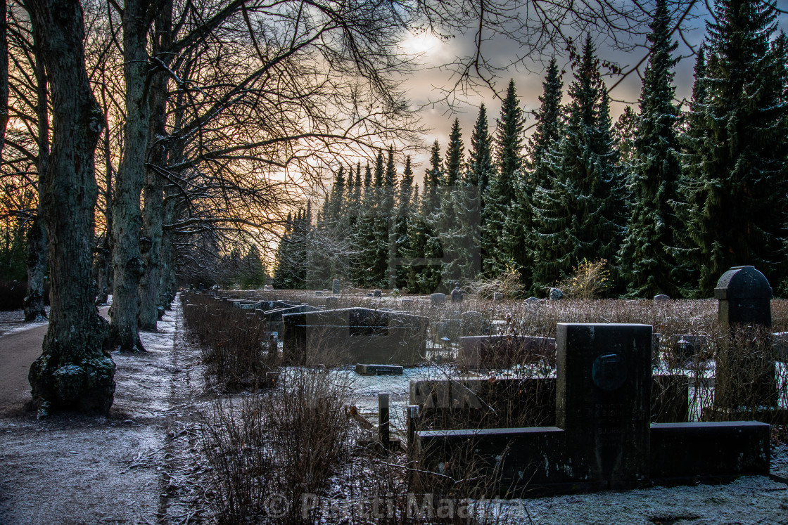 "Malmi cemetery" stock image