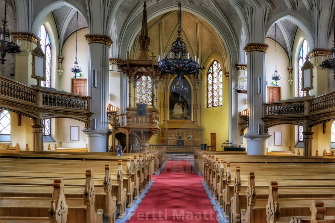 "Kotka Church" stock image