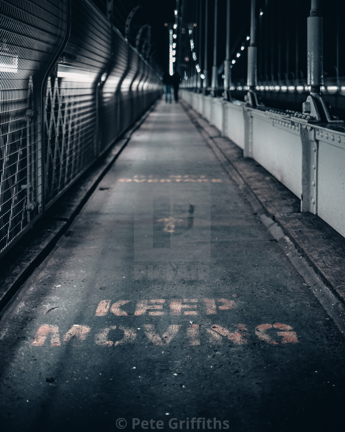 "Keep Moving" stock image