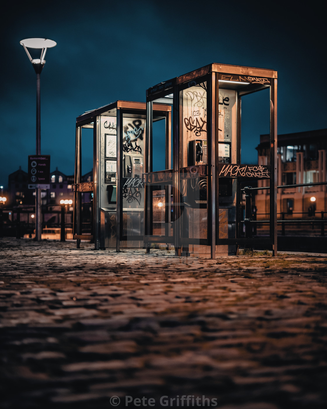 "Bristol Phoneboxes" stock image