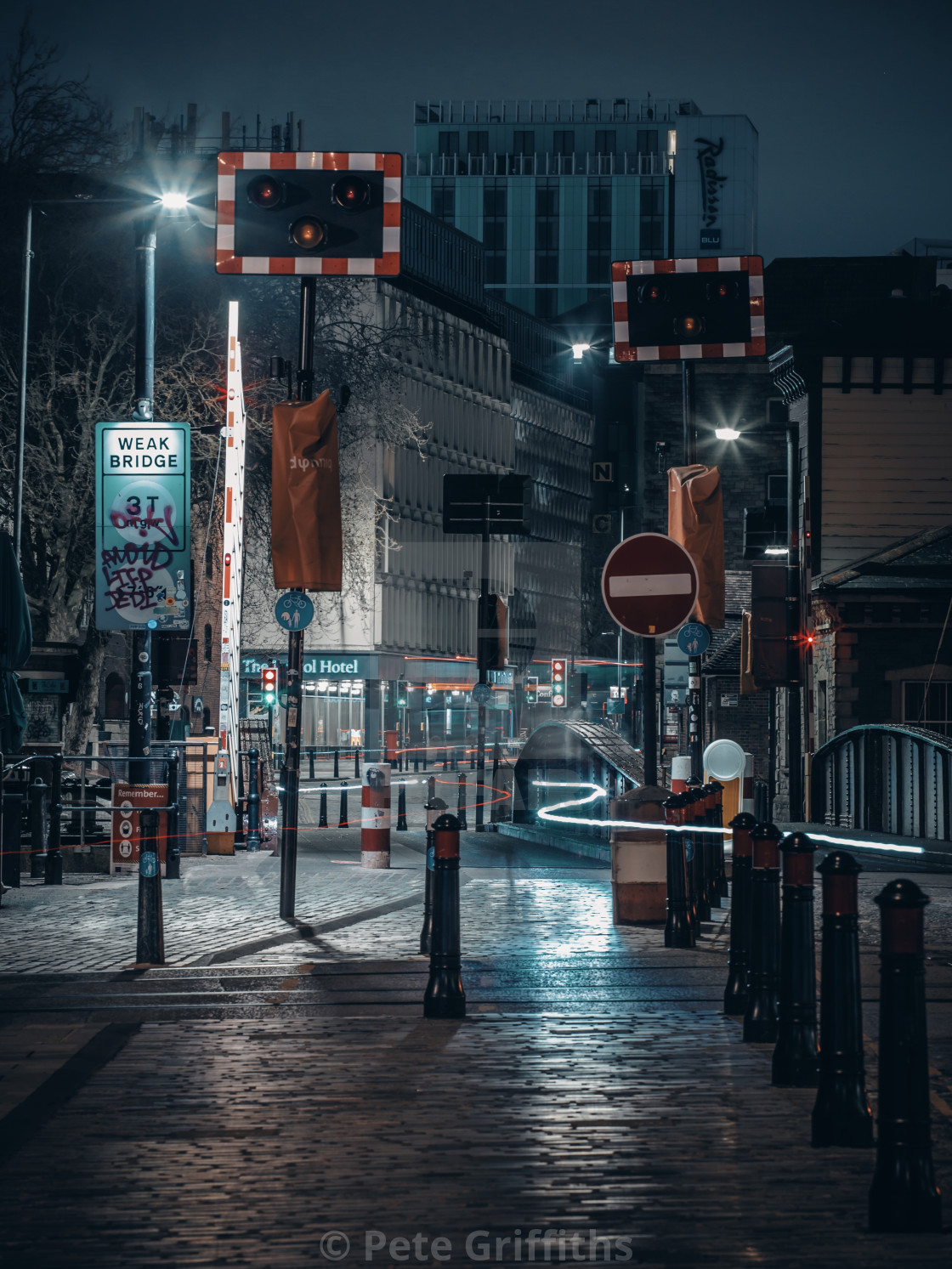 "Bristol Swing Bridge" stock image