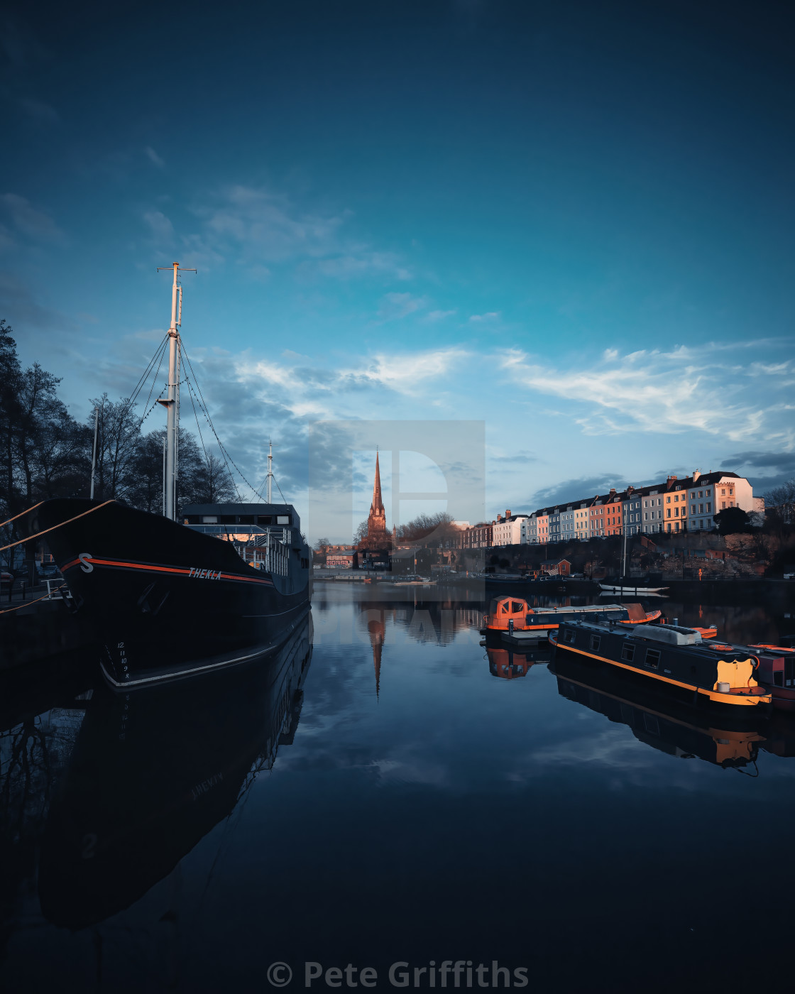 "Bristol Boats" stock image