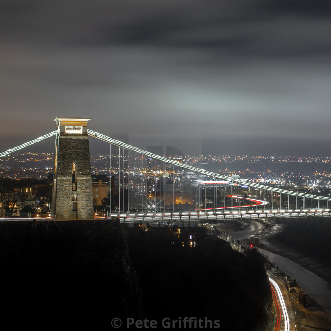 "Clifton Suspension Bridge" stock image