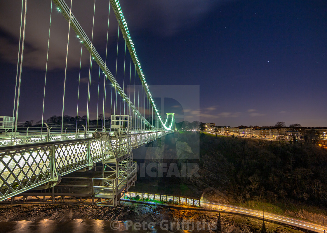 "Clifton Suspension Bridge" stock image