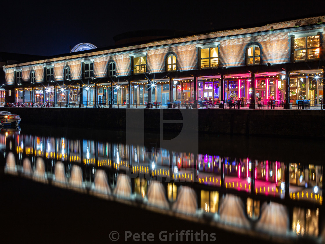 "Bristol Harbourside" stock image