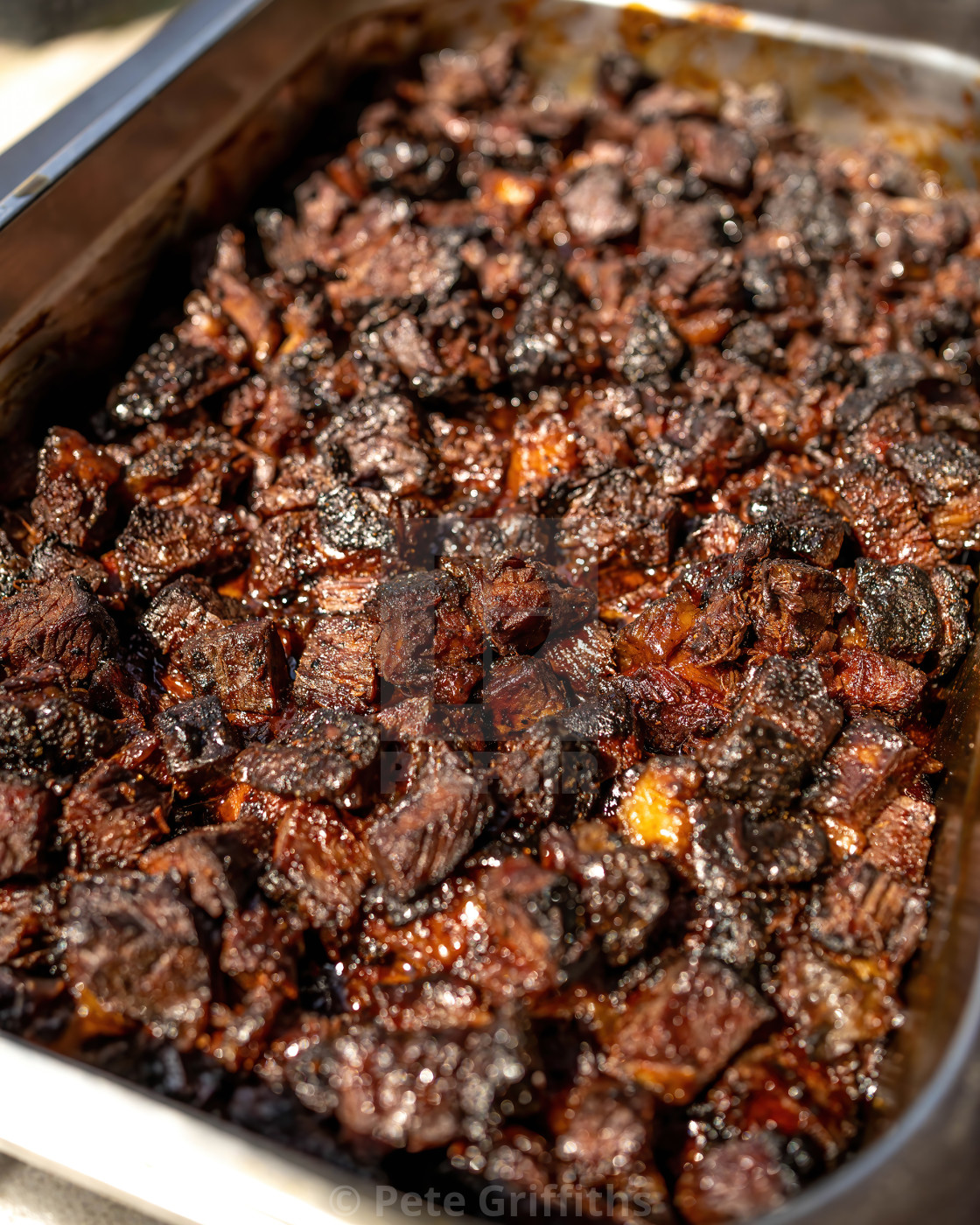 "Brisket Burnt Ends" stock image