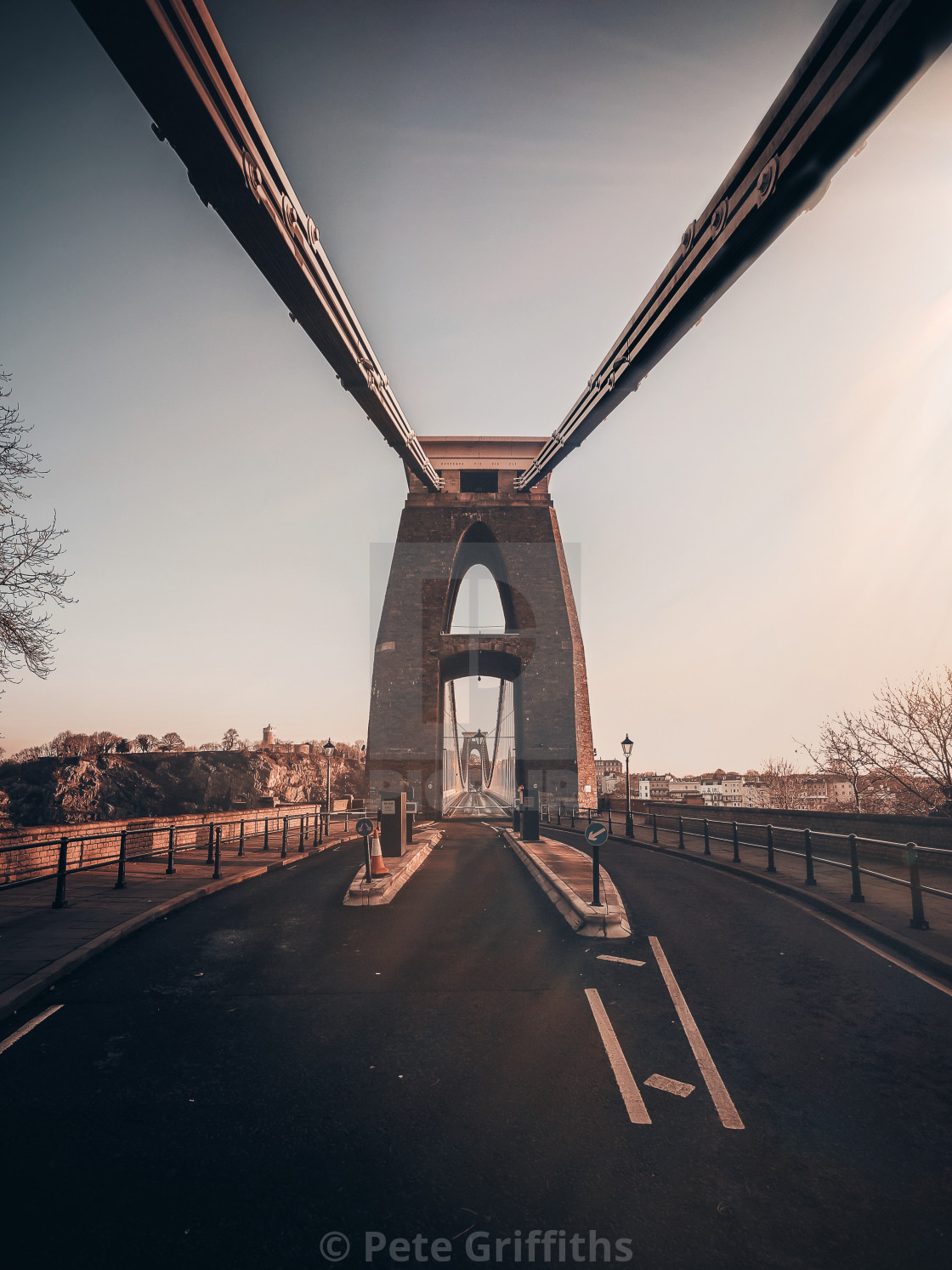 "Clifton Suspension Bridge" stock image