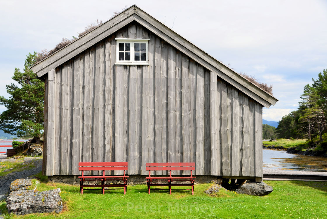 "Little House Hjertøya" by Peter Morley - $15.56 "Little House Hjertøya" stock image