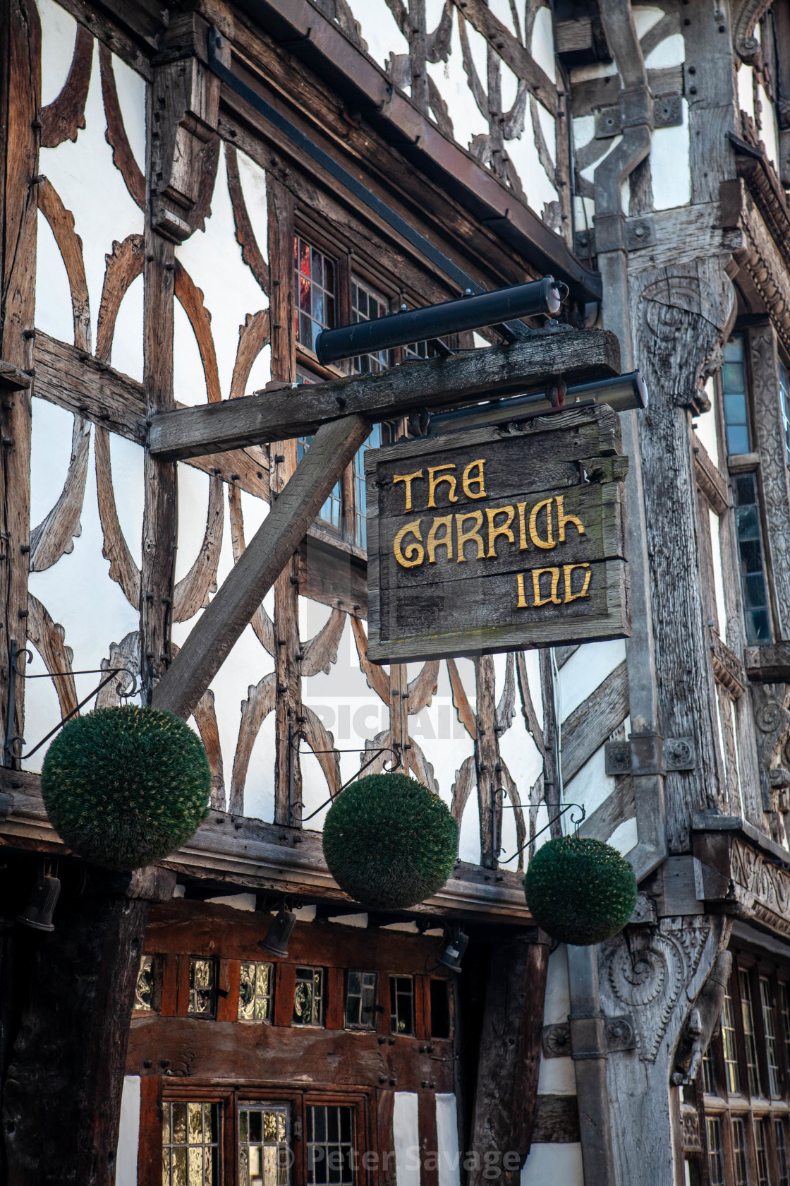 "The Garrick Inn" stock image