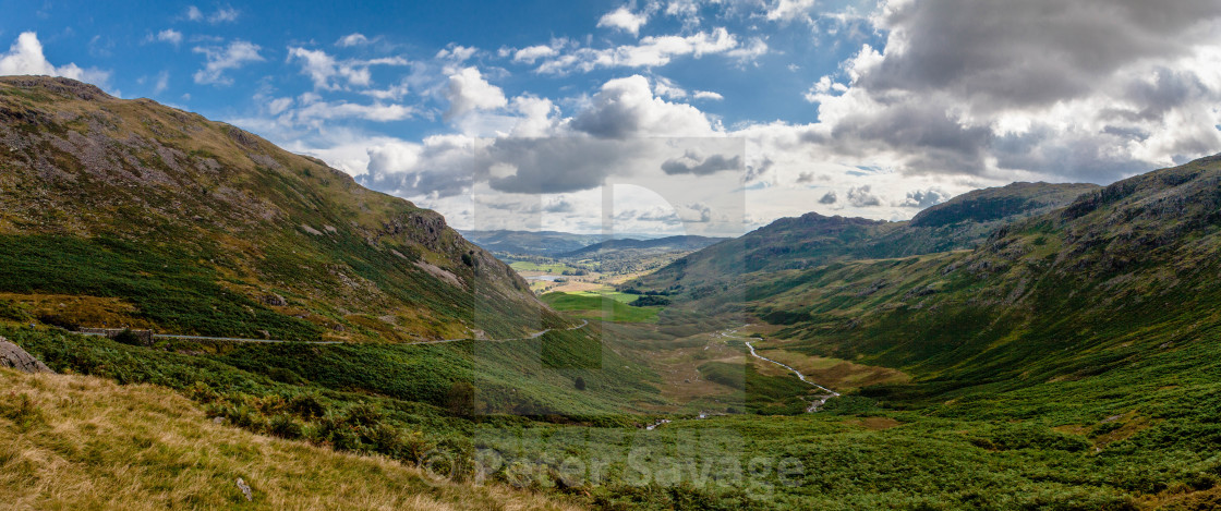 "Mountain ranges of the Lake District" stock image