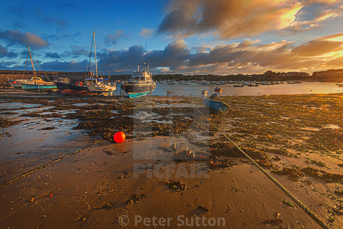 "Low Tide On St Mary's" stock image