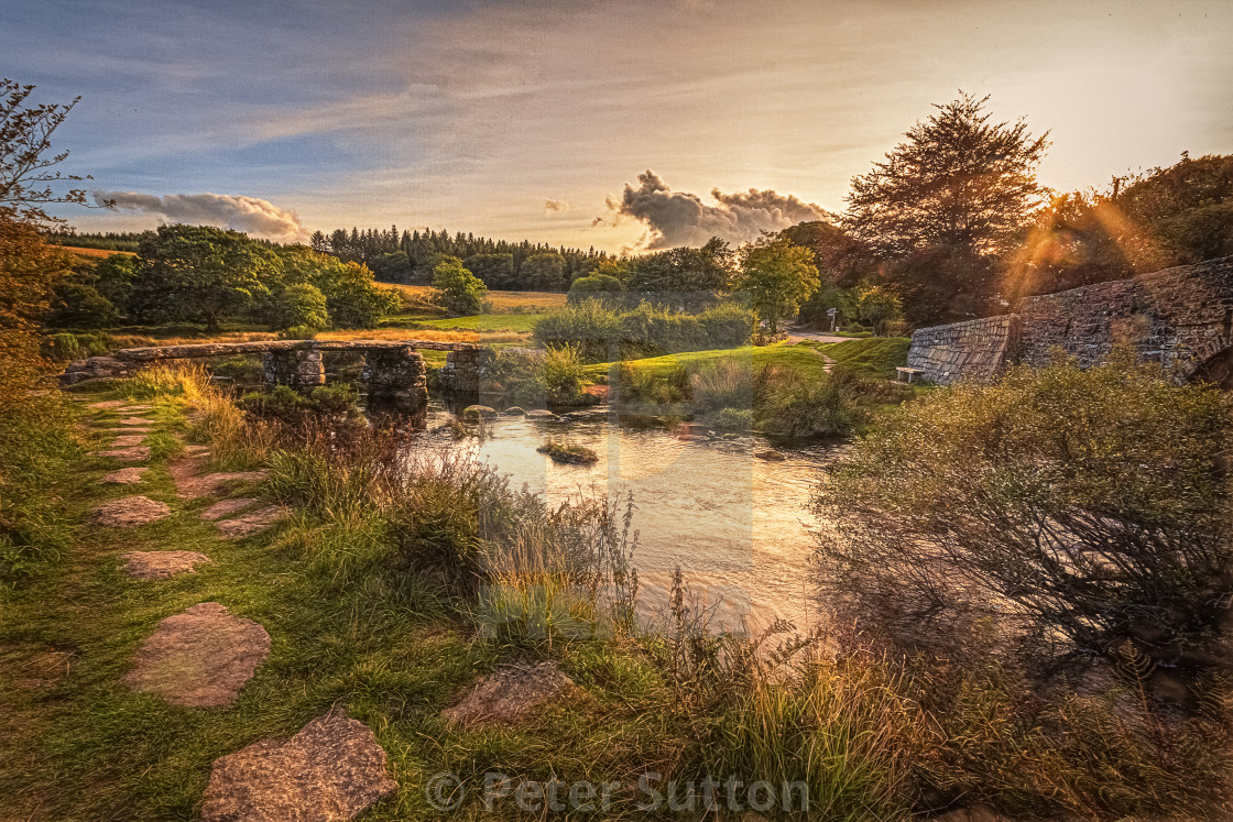 "The Clapper At Postbridge" stock image