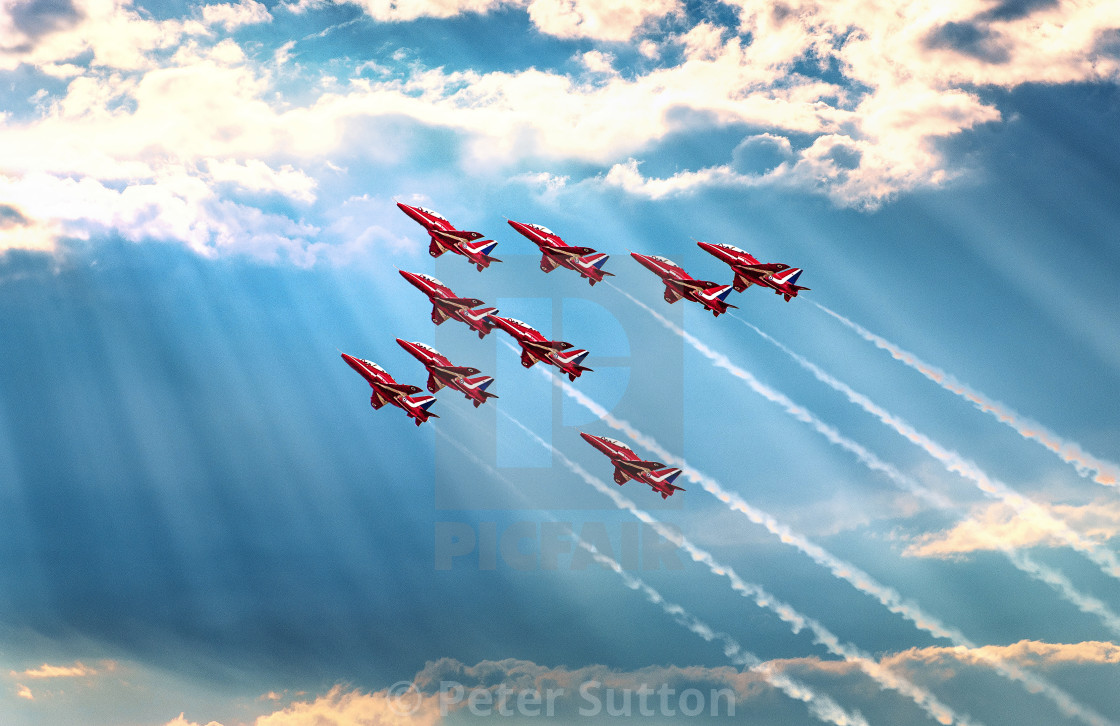 "The Red Arrows" stock image