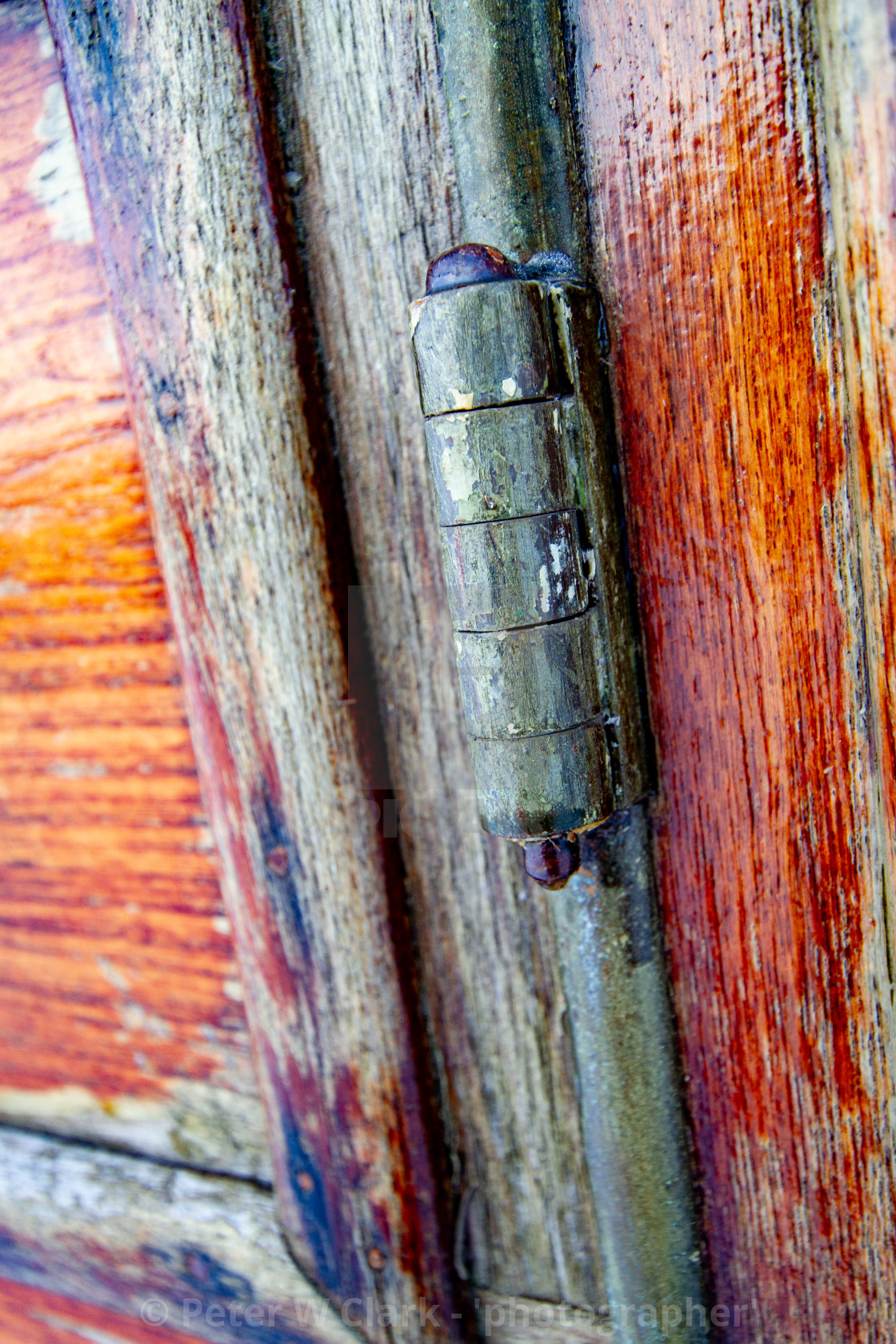 "Vintage carriage/Saloon Door Hinge Detail on display at Embsay and Bolton Abbey Steam Railway" by Peter W. Clark - 'photographer' - £10.00 "Vintage carriage/Saloon Door Hinge Detail on display at Embsay and Bolton Abbey Steam Railway" stock image