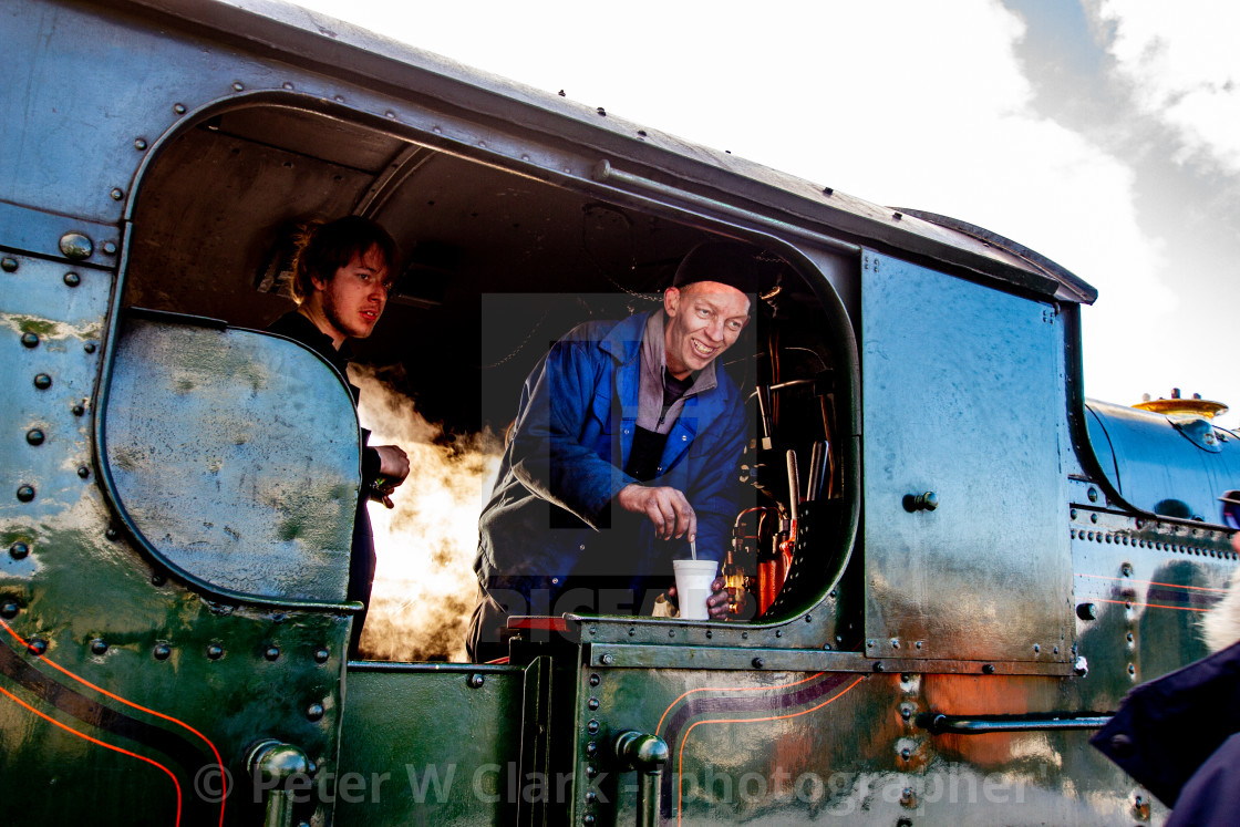 "Locomotive no. 5643, Class 5600, Origin GWR in use at Embsay and Bolton Abbey Steam Railway" by Peter W. Clark - 'photographer' - £15.00 "Locomotive no. 5643, Class 5600, Origin GWR in use at Embsay and Bolton Abbey Steam Railway" stock image