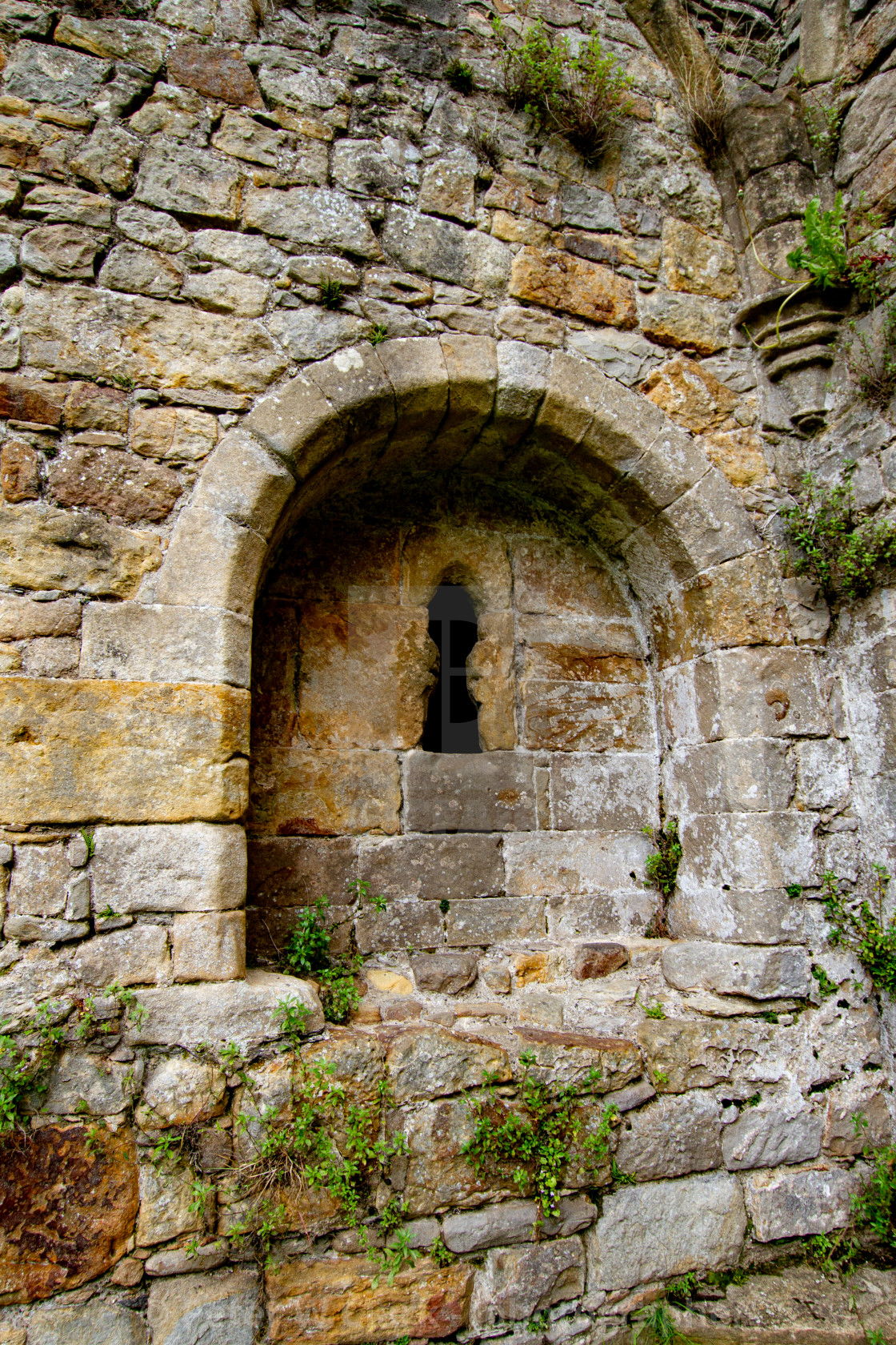 "The Ruins of The Abbey of St Agatha, Easby, Nr Richmond, Yorkshire." by Peter W. Clark - 'photographer' - £10.00 "The Ruins of The Abbey of St Agatha, Easby, Nr Richmond, Yorkshire." stock image