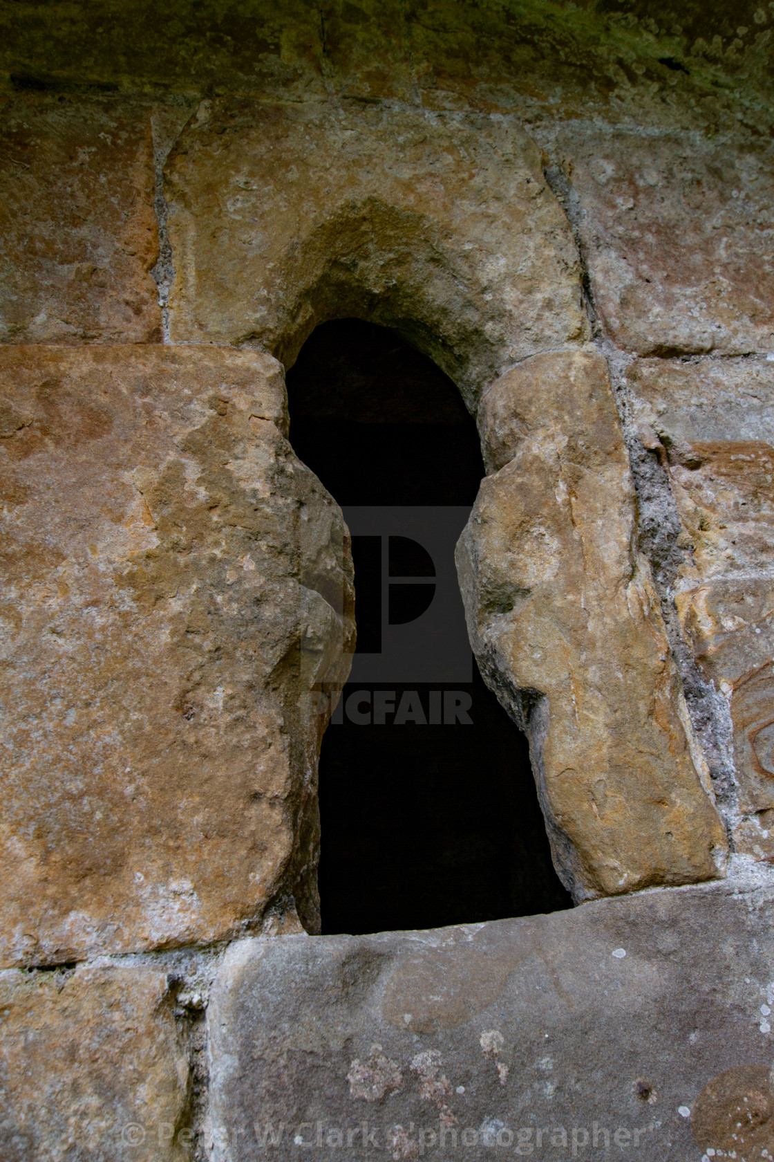 "The Ruins of The Abbey of St Agatha, Easby, Nr Richmond, Yorkshire." by Peter W. Clark - 'photographer' - £10.00 "The Ruins of The Abbey of St Agatha, Easby, Nr Richmond, Yorkshire." stock image