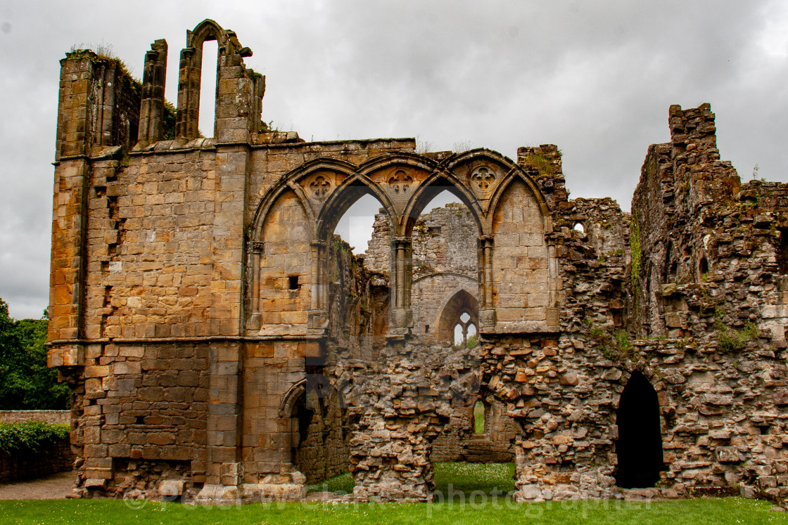 "The Ruins of The Abbey of St Agatha, Easby, Nr Richmond, Yorkshire." by Peter W. Clark - 'photographer' - £10.00 "The Ruins of The Abbey of St Agatha, Easby, Nr Richmond, Yorkshire." stock image