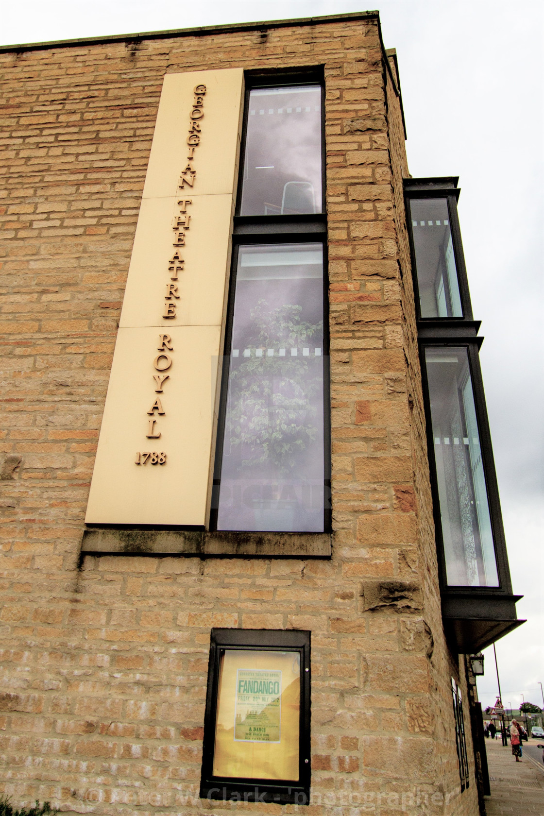 "The Georgian Theatre Royal, Vertical Sign, Richmond, North Yorkshire." by Peter W. Clark - 'photographer' - £15.00 "The Georgian Theatre Royal, Vertical Sign, Richmond, North Yorkshire." stock image