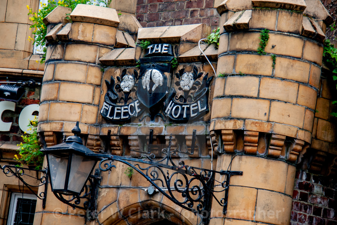 "The Fleece Hotel, Richmond, North Yorkshire" by Peter W. Clark - 'photographer' - £15.00 "The Fleece Hotel, Richmond, North Yorkshire" stock image