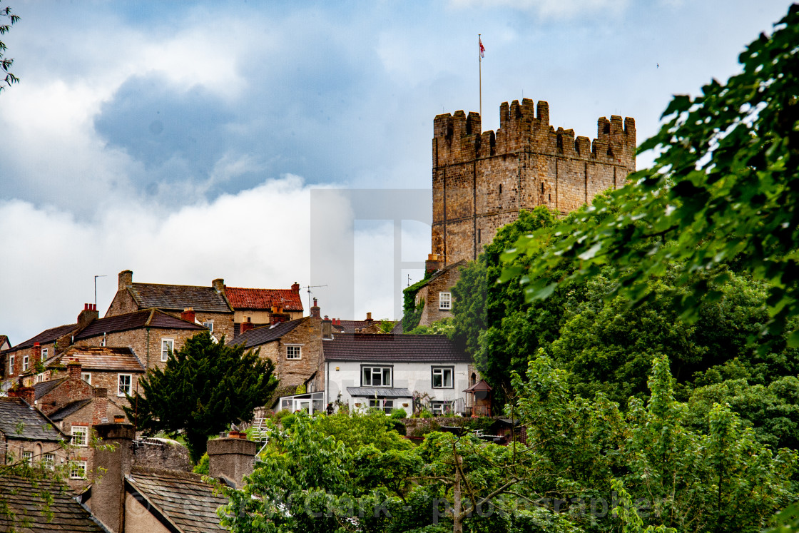 "Richmond Castle Keep, North Yorkshire." by Peter W. Clark - 'photographer' - £15.00 "Richmond Castle Keep, North Yorkshire." stock image