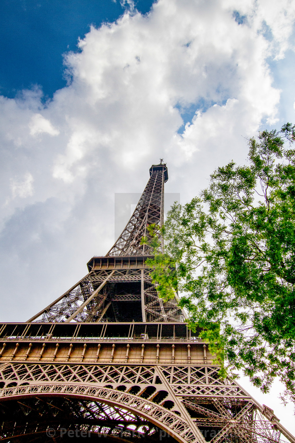 "The Eiffel Tower, Paris." stock image
