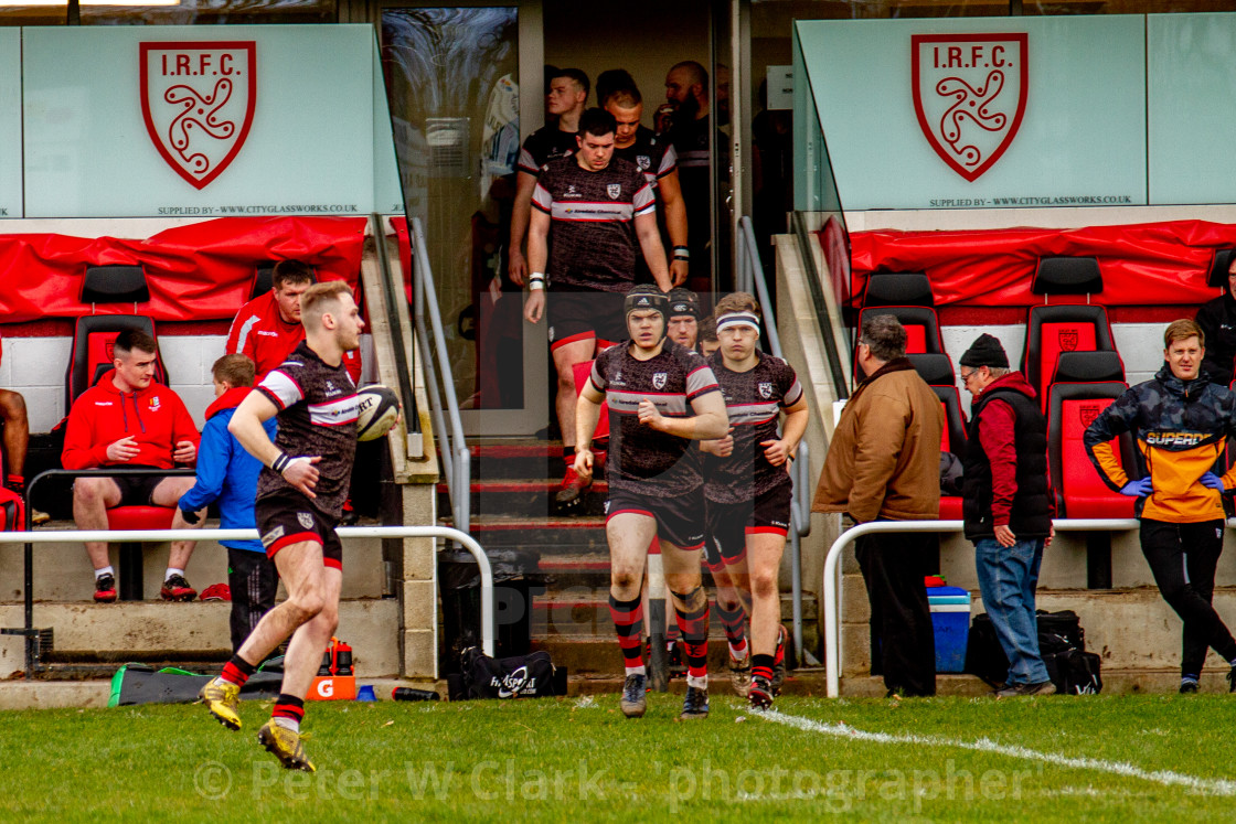 "Ilkley RUFC vs Blaydon RFC, 14/03/2020" by Peter W. Clark - 'photographer' - £8.00 "Ilkley RUFC vs Blaydon RFC, 14/03/2020" stock image