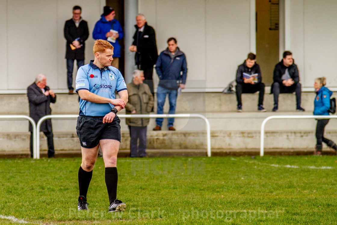 "Ilkley RUFC vs Blaydon RFC, 14/03/2020" by Peter W. Clark - 'photographer' - £8.00 "Ilkley RUFC vs Blaydon RFC, 14/03/2020" stock image