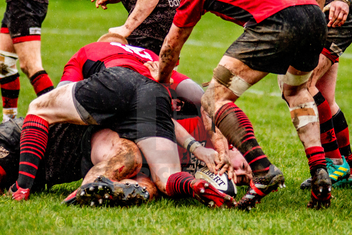 "Ilkley RUFC vs Blaydon RFC, 14/03/2020" by Peter W. Clark - 'photographer' - £8.00 "Ilkley RUFC vs Blaydon RFC, 14/03/2020" stock image