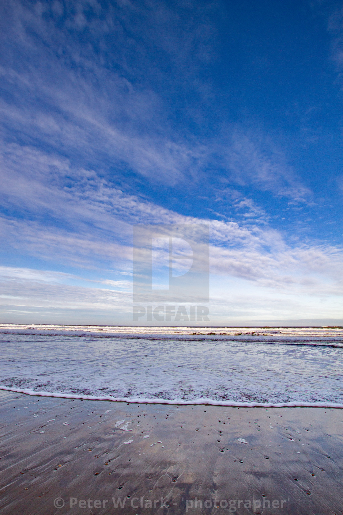 "Whitby, UK, Beach, Reflection. Blue Sky and Copy Space." by Peter W. Clark - 'photographer' - £20.00 "Whitby, UK, Beach, Reflection. Blue Sky and Copy Space." stock image