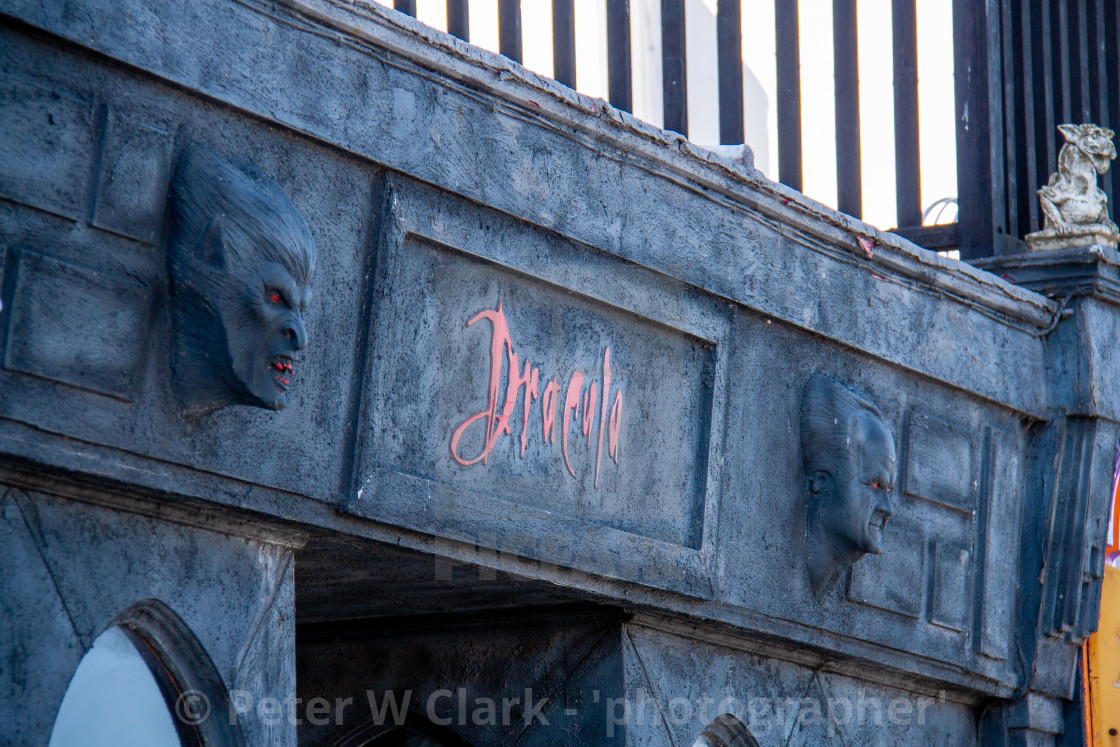 "Whitby, UK, Yorkshire East Coast, Dracula, Shop Sign." by Peter W. Clark - 'photographer' - £15.00 "Whitby, UK, Yorkshire East Coast, Dracula, Shop Sign." stock image
