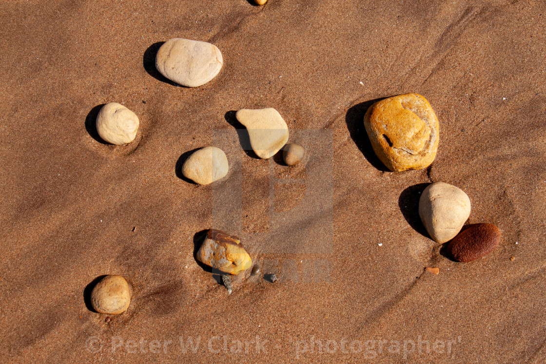 "Whitby, UK, Yorkshire East Coast, Pebbles on the Beach" by Peter W. Clark - 'photographer' - £20.00 "Whitby, UK, Yorkshire East Coast, Pebbles on the Beach" stock image