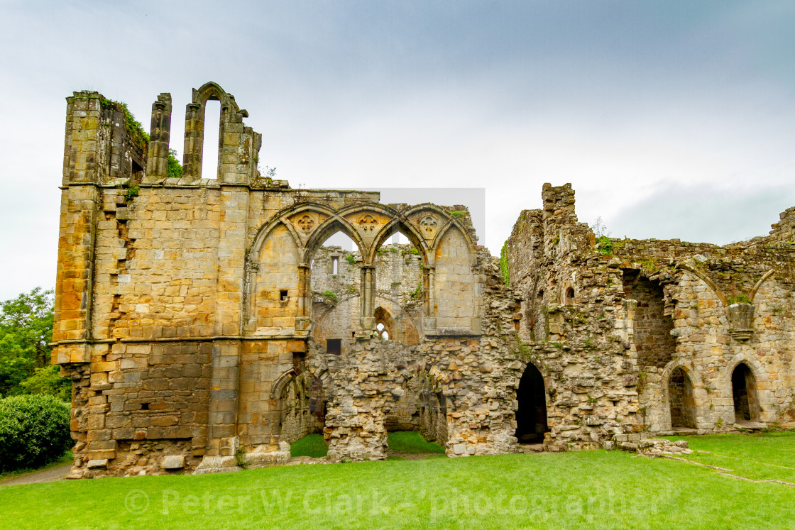 "Easby Abbey, The Abbey of Saint Agatha" by Peter W. Clark - 'photographer' - £15.00 "Easby Abbey, The Abbey of Saint Agatha" stock image