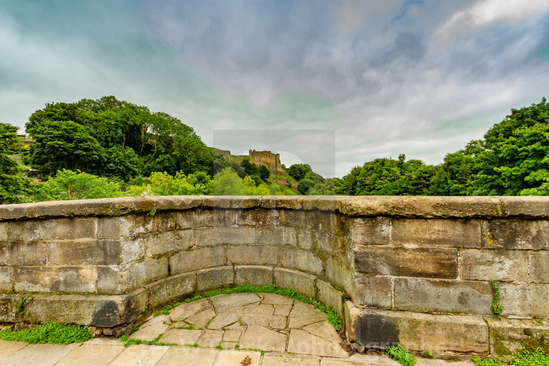 "Green Bridge, Richmond, North Yorkshire, England," by Peter W. Clark - 'photographer' - £15.00 "Green Bridge, Richmond, North Yorkshire, England," stock image