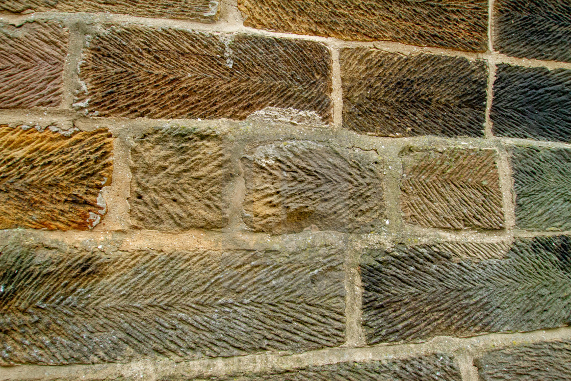 "Robin Hoods Bay, Yorkshire, Traditional Stonework." by Peter W. Clark - 'photographer' - £10.00 "Robin Hoods Bay, Yorkshire, Traditional Stonework." stock image