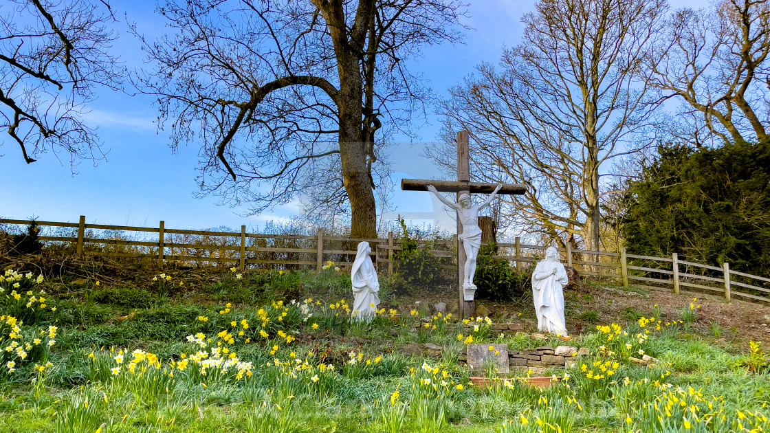 "Calvary, Stations of the Cross, Ilkley, West Yorkshire, England." by Peter W. Clark - 'photographer' - £15.00 "Calvary, Stations of the Cross, Ilkley, West Yorkshire, England." stock image