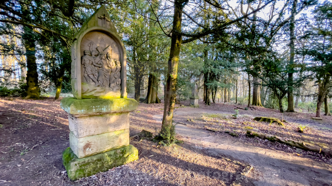 "Calvary, Stations of the Cross, Ilkley, West Yorkshire, England." by Peter W. Clark - 'photographer' - £15.00 "Calvary, Stations of the Cross, Ilkley, West Yorkshire, England." stock image