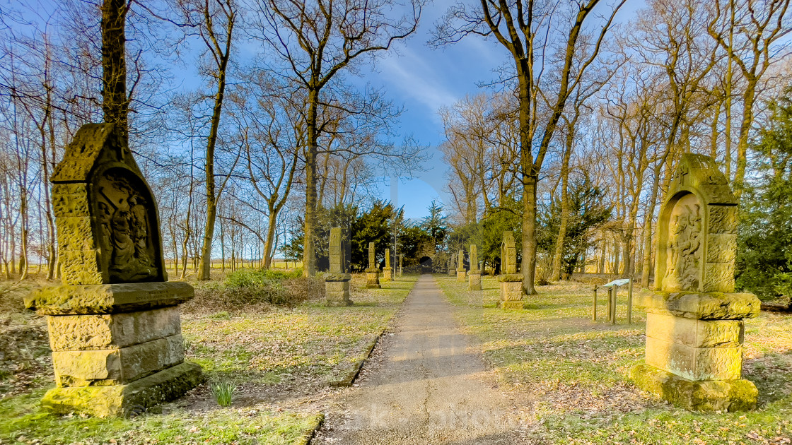 "Calvary, Stations of the Cross, Ilkley, West Yorkshire, England." by Peter W. Clark - 'photographer' - £15.00 "Calvary, Stations of the Cross, Ilkley, West Yorkshire, England." stock image