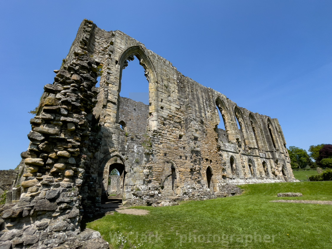 "Easby Abbey, Richmond, Historic Ruin." by Peter W. Clark - 'photographer' - £10.00 "Easby Abbey, Richmond, Historic Ruin." stock image