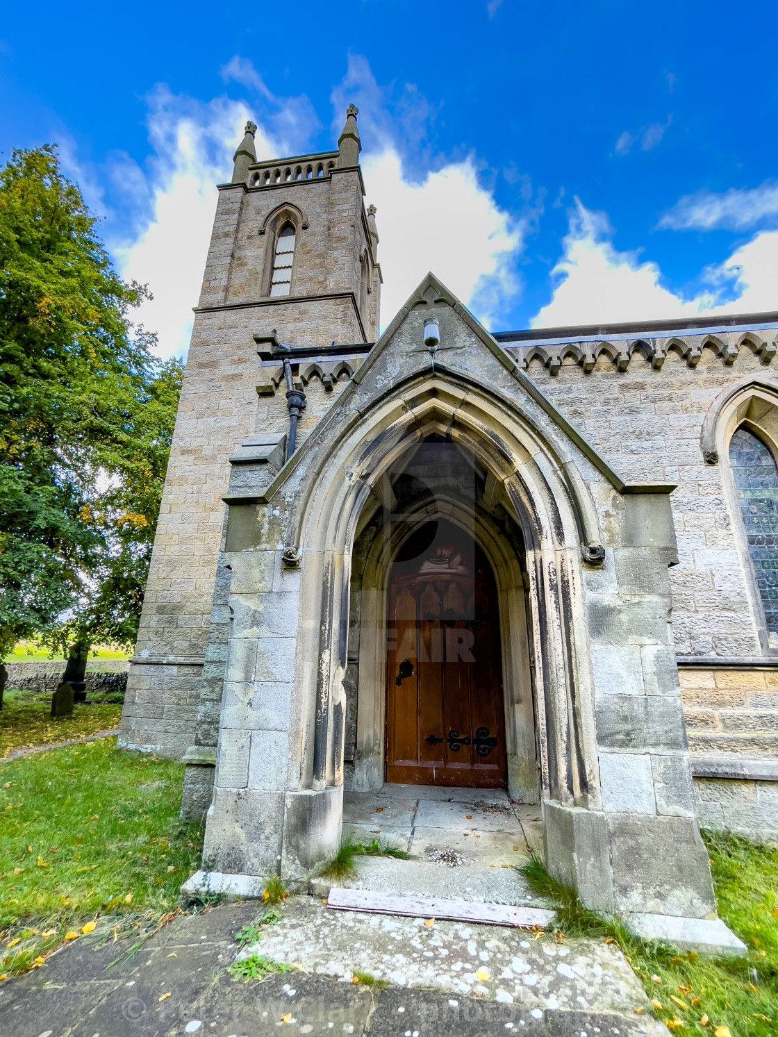 "St Peter’s Church, Hebden, Yorkshire Dales" stock image