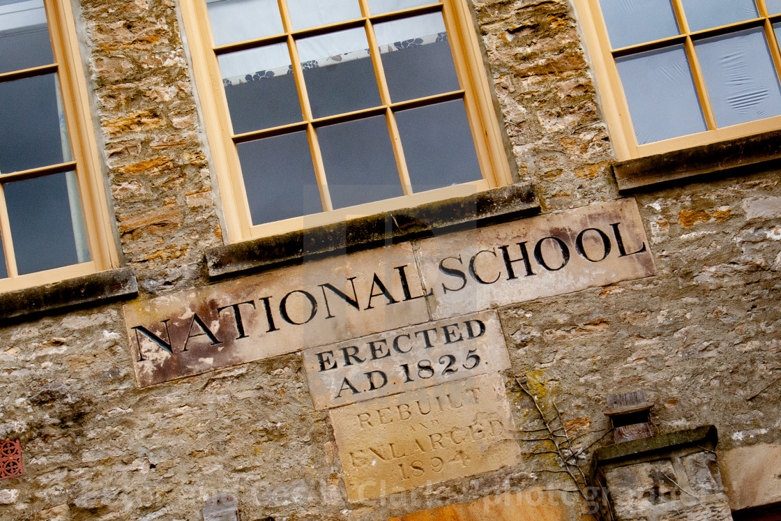 "National School, Richmond, North Yorkshire" stock image