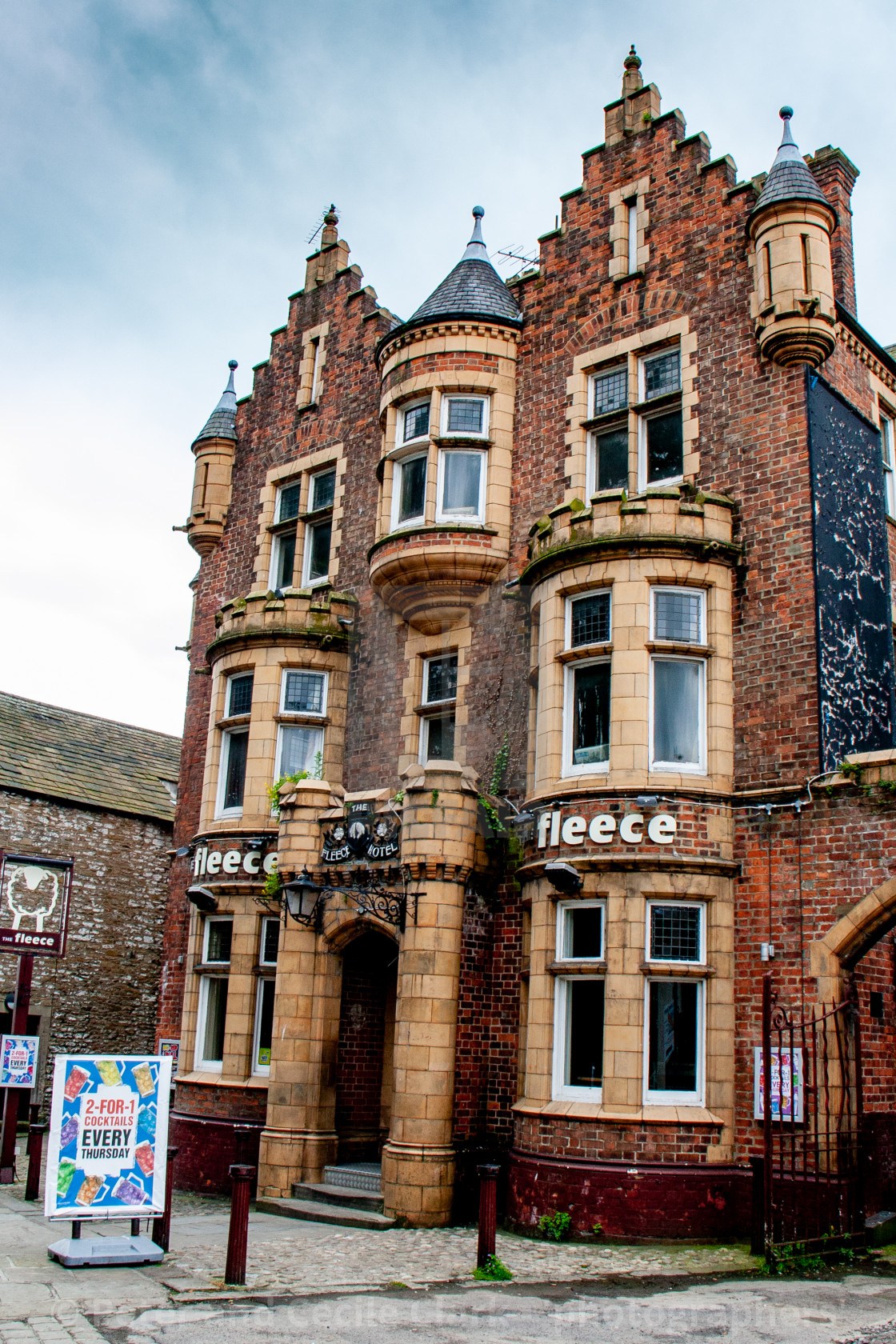 "The Fleece Hotel, Richmond, North Yorkshire" stock image