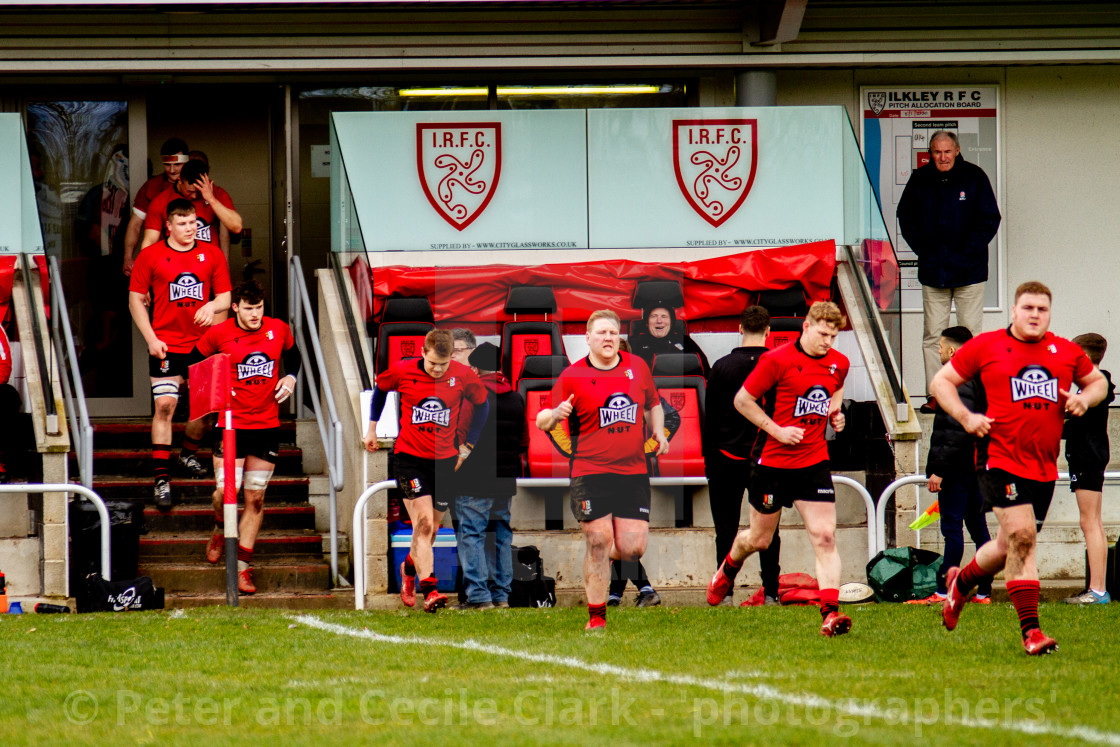 "Ilkley RUFC vs Blaydon RFC, 14/03/2020" by Peter and Cecile Clark - 'photographers' - $10.14 "Ilkley RUFC vs Blaydon RFC, 14/03/2020" stock image