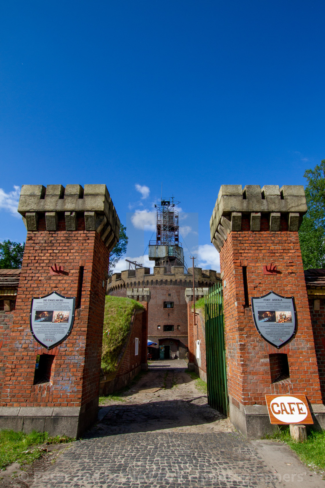 "Swinoujscie, Photographs of the Defensive Forts and their Contents." stock image