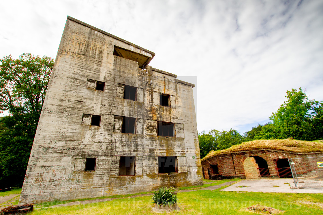 "Swinoujscie, Photographs of the Defensive Forts and their Contents." stock image