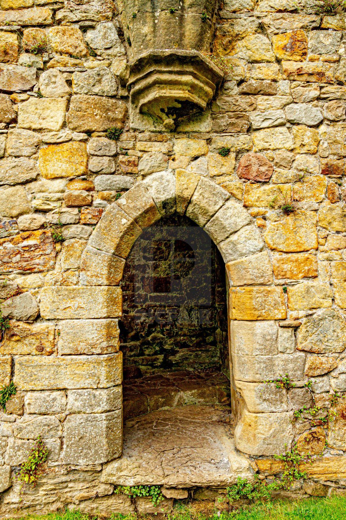 "Easby Abbey, The Abbey of Saint Agatha" stock image