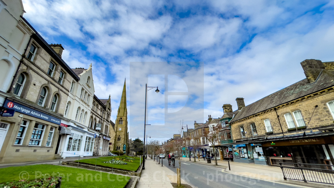 "The Grove, Ilkley, Yorkshire, England." stock image