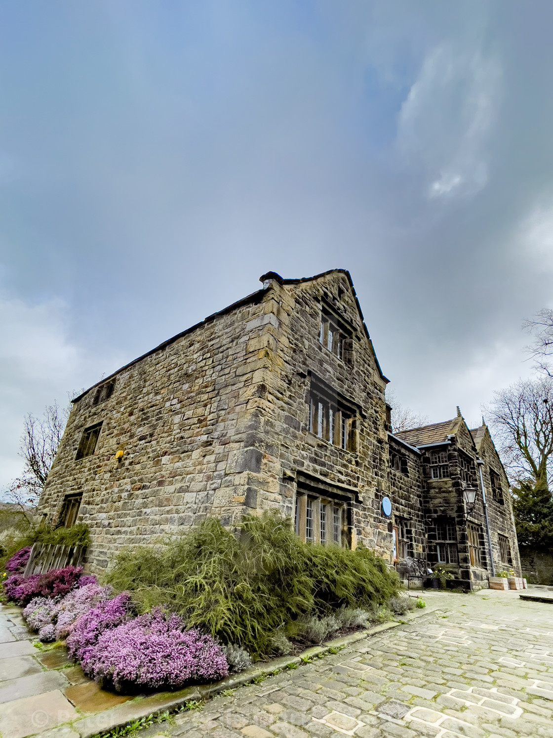 "Ilkley Manor House, Ilkley, Yorkshire, England." stock image