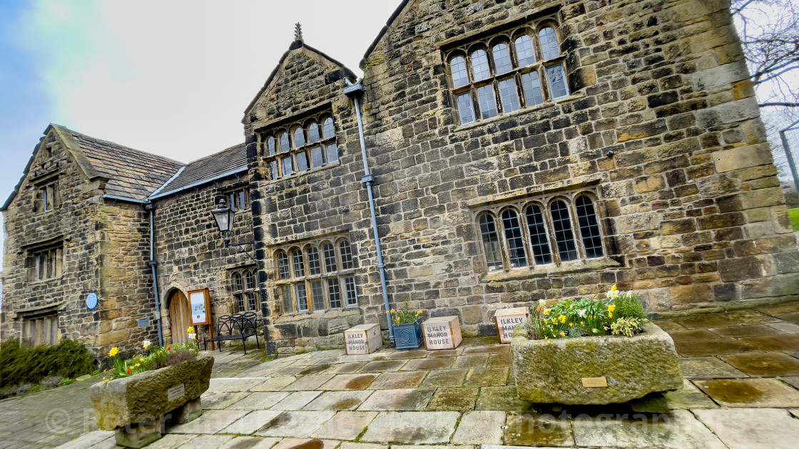 "Ilkley Manor House, Ilkley, Yorkshire, England." stock image